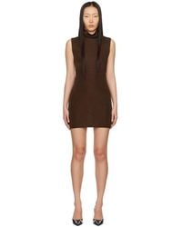 GAUGE81 - Brown Flora Minidress - Lyst
