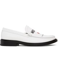 Moschino - White College Loafers - Lyst