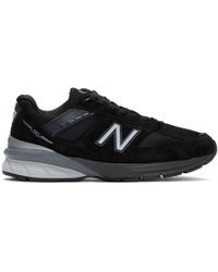 New Balance Baskets noires et argentees 990 v5 Made In US
