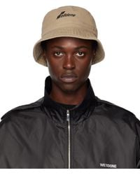 we11done - Washed Wd Logo Bucket Hat - Lyst