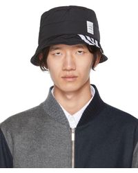 Thom Browne - Black 4-bar Bucket Hat - Lyst