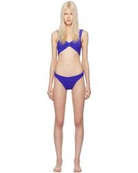 Hunza G - Blue Bonnie Bikini - Lyst