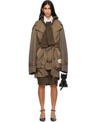 Maison Mihara Yasuhiro - Reversed Front Trench Coat - Lyst