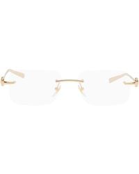 Gucci - Horsebit Top Bar Glasses - Lyst