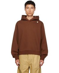 RECTO. - Burgundy Patch Hoodie - Lyst