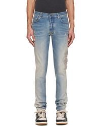 Amiri - Ma Quad Applique Skinny Jeans - Lyst