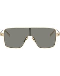 Gucci - Block' Bending Mask Sunglasses - Lyst
