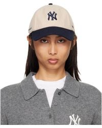 Sporty & Rich - Off- & '47 Edition Yankees Serif Wool Cap - Lyst