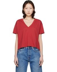 Loulou de Saison - 'Faaa Lds' V-Neck T-Shirt - Lyst