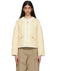3.1 Phillip Lim Off-white Quilted Puffer Jacket - Natural