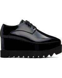 Stella McCartney - Derbys Noirs À Semelle Elyse Et À Plateforme Édition Limitée - Lyst