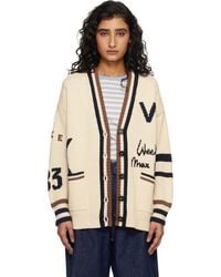 Weekend by Maxmara - Cardigan Wkdblasone Blanc Cassé - Lyst