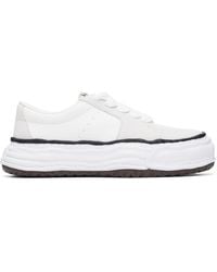 Maison Mihara Yasuhiro - Off- 'Eric' Og Sole Mix Material Low-Top Sneakers - Lyst