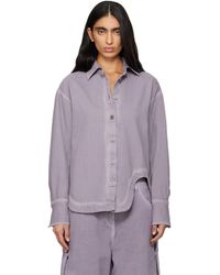 The Attico - Eliza Denim Shirt - Lyst