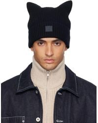 Acne Studios - Logo Square Beanie - Lyst