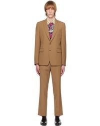 Dries Van Noten - Brown Slim-fit Suit - Lyst