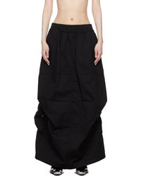 DIESEL - Jupe Longue O-Riana-P2 Noire - Lyst