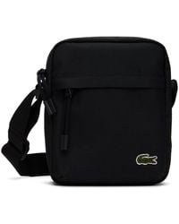 Lacoste - Black Zip Crossbody Bag - Lyst