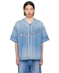 Mastermind Japan - ブルー Baseball デニムシャツ - Lyst