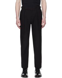 Paul Smith - Black Pleated Trousers - Lyst
