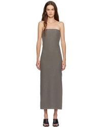 Rier - Walker Bustier Midi Dress - Lyst
