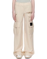 Off-White c/o Virgil Abloh - Beige Toybox Trousers - Lyst