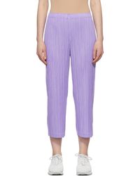 Pleats Please Issey Miyake Pants for Women - Up to 56% off | Lyst