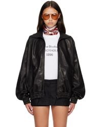 Acne Studios - Blouson Leather Jacket - Lyst