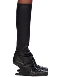 Rick Owens - Black Cantilever Tall Boots - Lyst