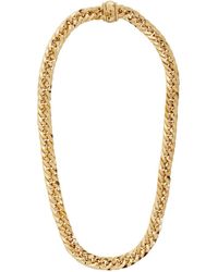 Emanuele Bicocchi Ssense Exclusive Gold Herringbone Chain Necklace - Metallic
