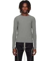 Rick Owens - Temple Ribbed Geo Sweater - Lyst