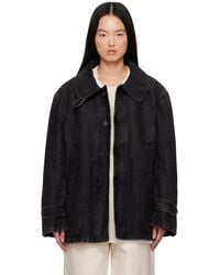 Maison Margiela - ブラック フェード デニムジャケット - Lyst