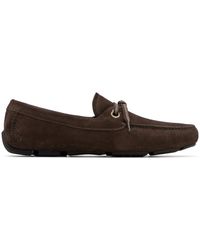 Ferragamo - Laced Driver Loafers - Lyst