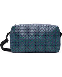 Issey Miyake - Sac Sellier Rough Vert Et Mauve - Lyst