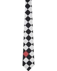 Comme des Garçons - Silk Geometric Pattern Tie - Lyst