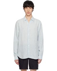 Orlebar Brown - Orlebar chemise giles bleue - Lyst