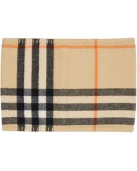 Burberry - Check Cashmere Snood - Lyst