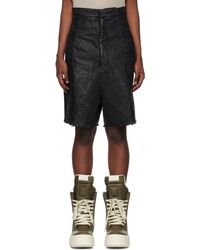 Rick Owens - Porterville Megacrust Turbo Denim Shorts - Lyst