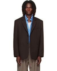 Studio Nicholson - Roversi Wool Blazer - Lyst