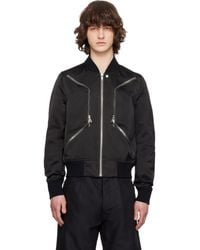 Rick Owens - Temple Heizer Flight Bomber Jacket - Lyst