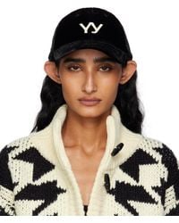 OPEN YY - 'Yy' Velvet Ball Cap - Lyst