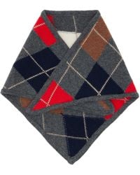 &Daughter - Argyle Foulard Scarf - Lyst