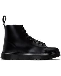 black high top doc martens