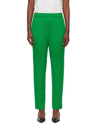 Issey Miyake - Sleek Pleats Trousers - Lyst