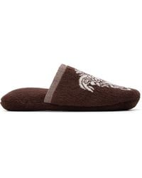 Versace - Cotton-Terry Jacquard Slippers - Lyst