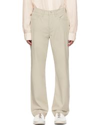 Our Legacy - Beige Formal Cut Trousers - Lyst