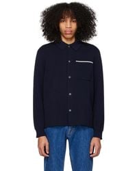 Norse Projects - Navy Erik Milano Cardigan - Lyst
