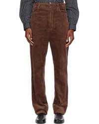 SOSHIOTSUKI - Heavy Wale High Waist Trousers - Lyst