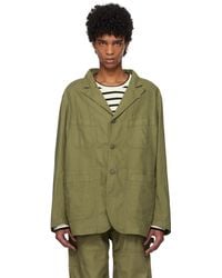 Engineered Garments - カーキ Bedford テーラードジャケット - Lyst