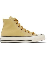 Converse - Yellow Chuck 70 Utility Sneakers - Lyst
